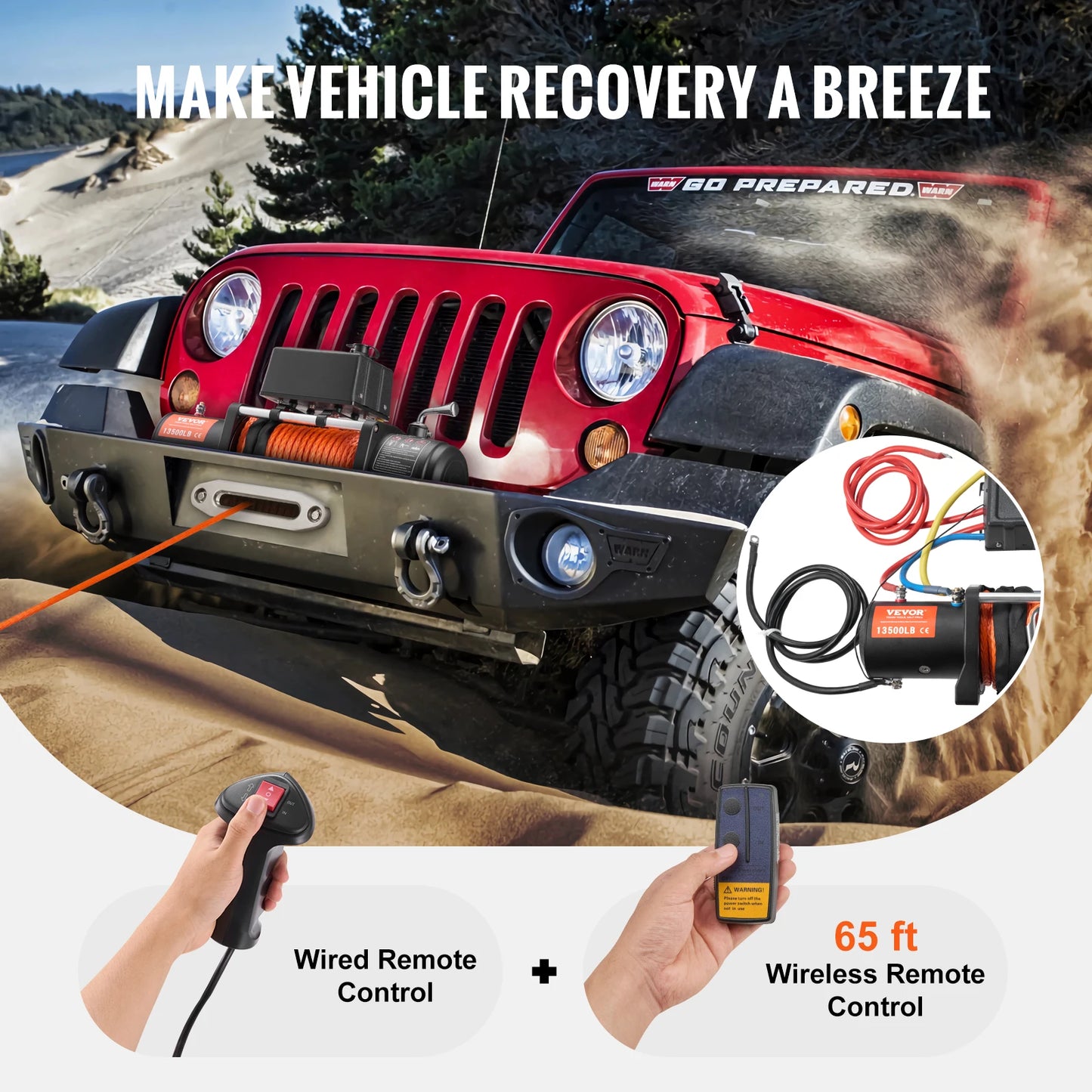 13500lbs Electric Winch