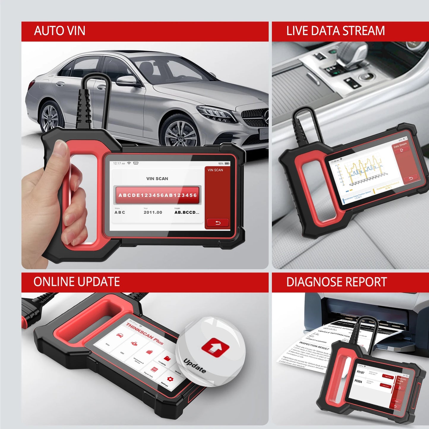 THINKCAR Thinkscan Plus S5 OBD2 Scanner