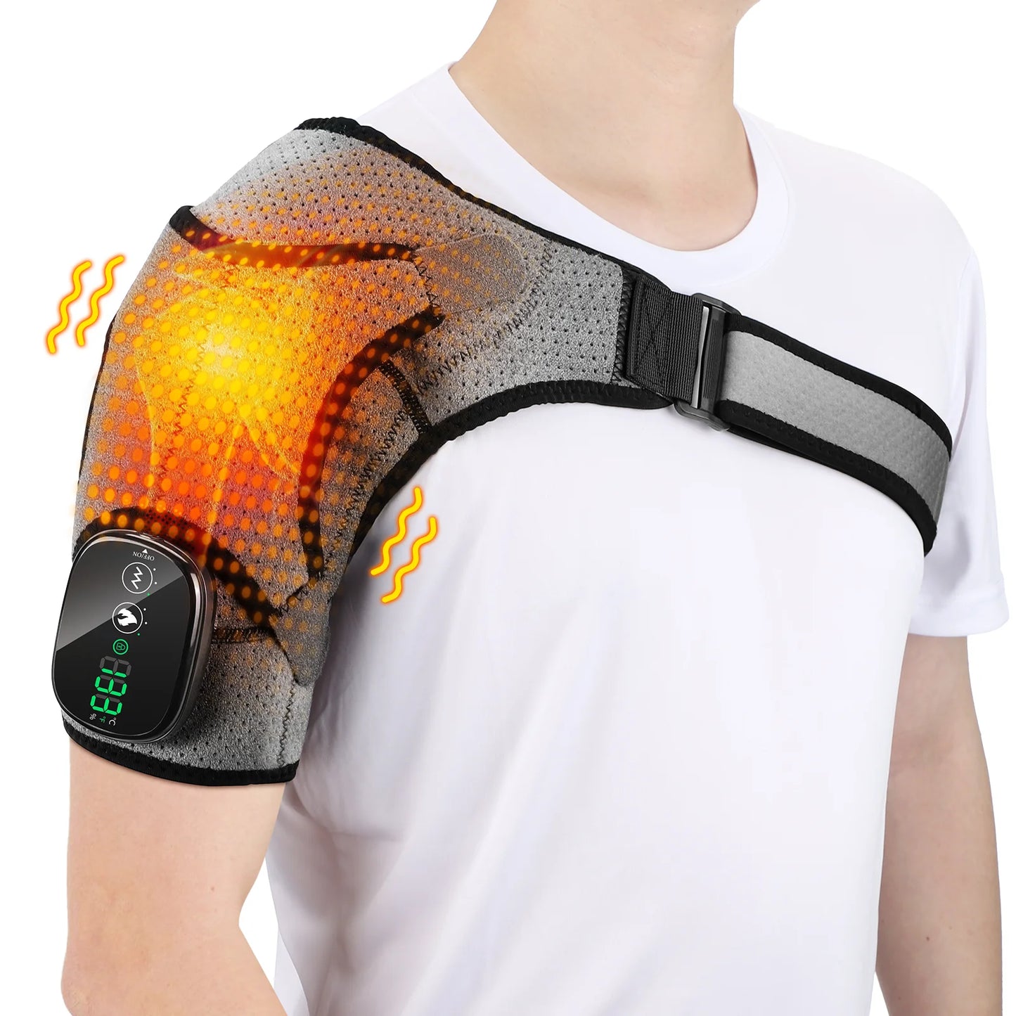 Electric Heating Pad and Shoulder Vibration Massager