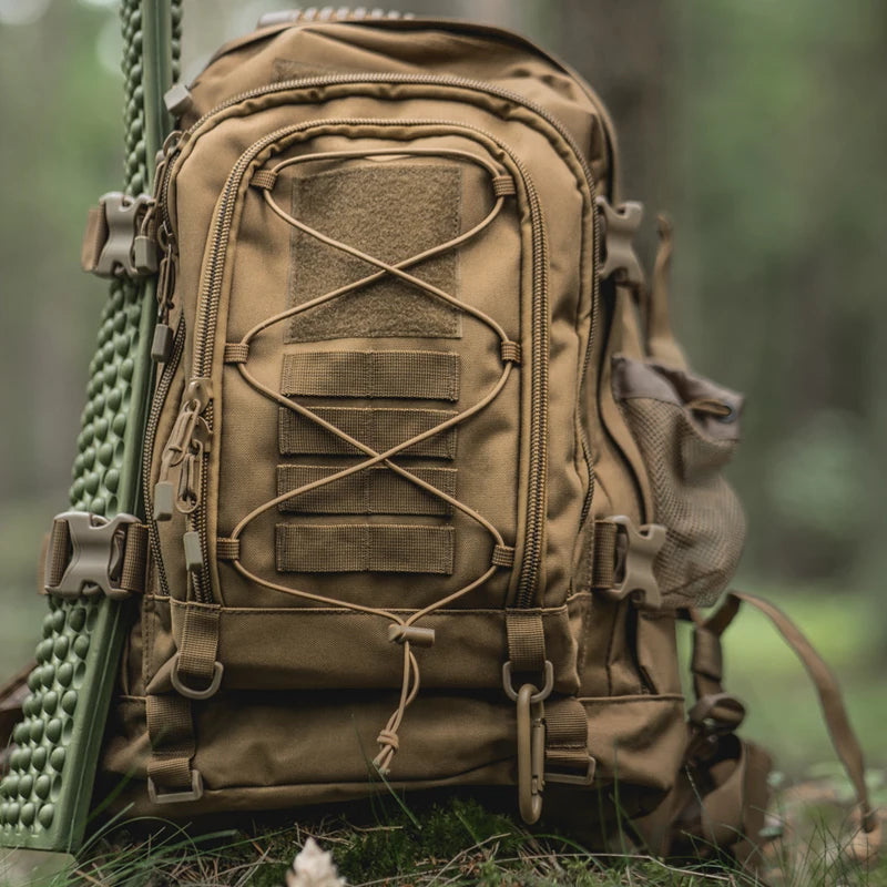 Large capacity LQARMY 65L outdoor tactical backpack by Your Outdoors n' More, ideal for hiking, camping, and military use