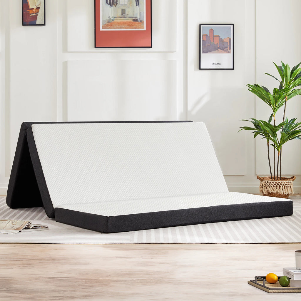 Tri-Fold Memory Foam Mattress.