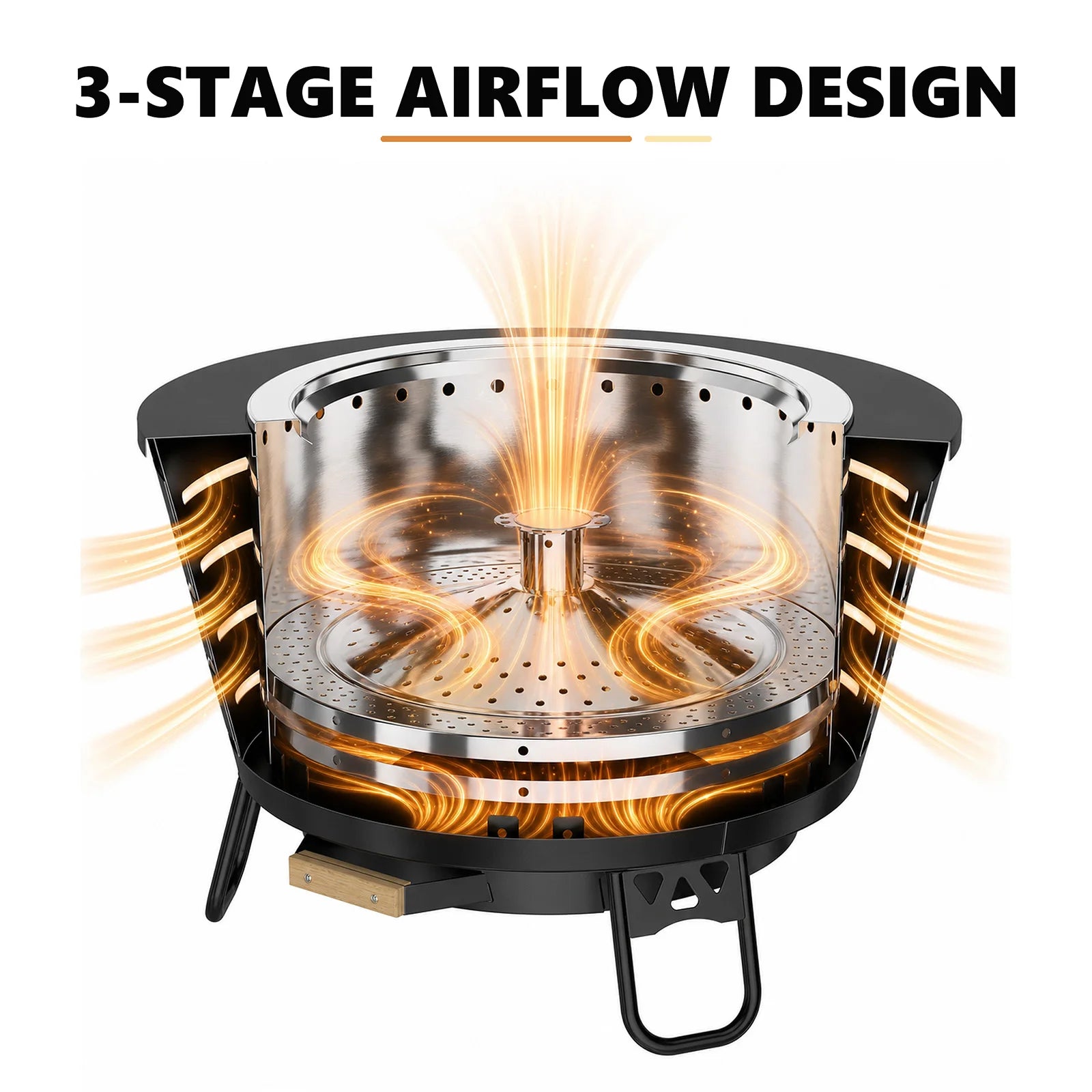 26 inch Smokeless Fire Pit.