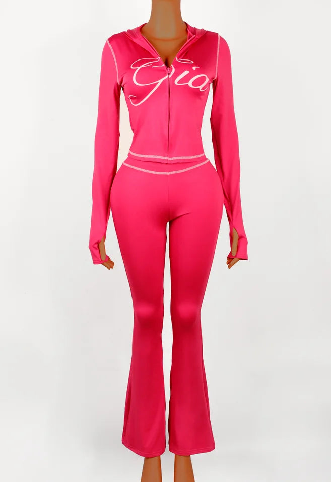 Women's 2 Piece Set Causal Street Outfits.