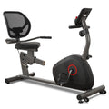 Recumbent exercise bike from Your Outdoors n' More, featuring a comfortable seat and digital display for home workout sessions.