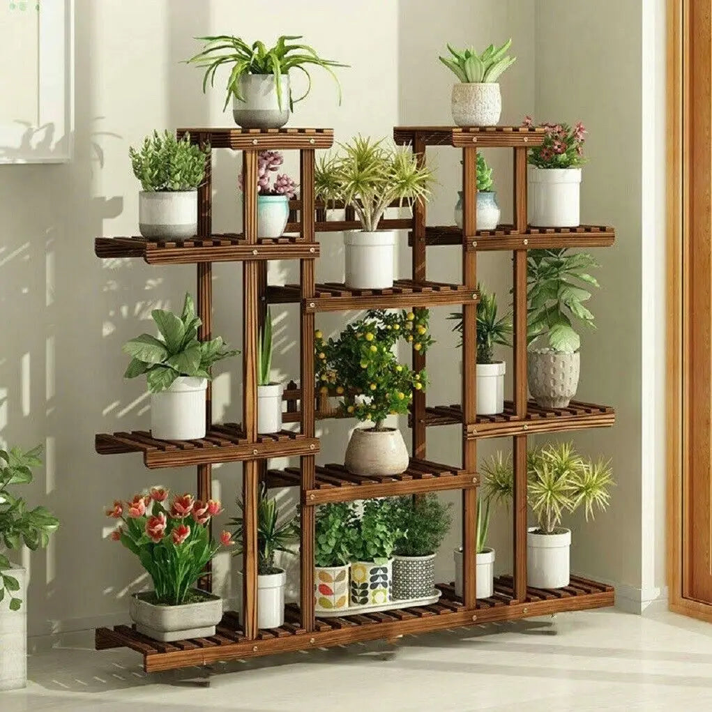 Wooden Plant Shelf.