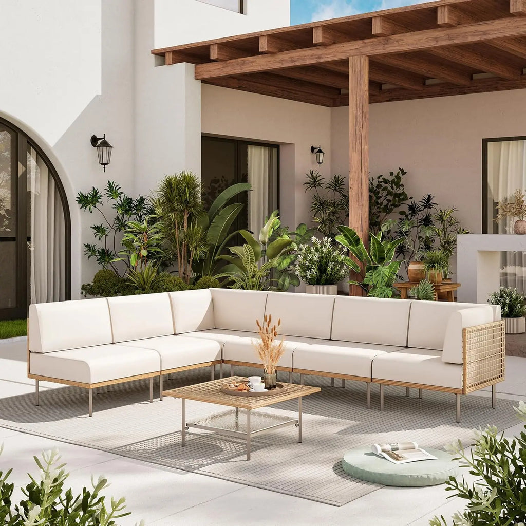 7-Piece Outdoor Patio Furniture Set.