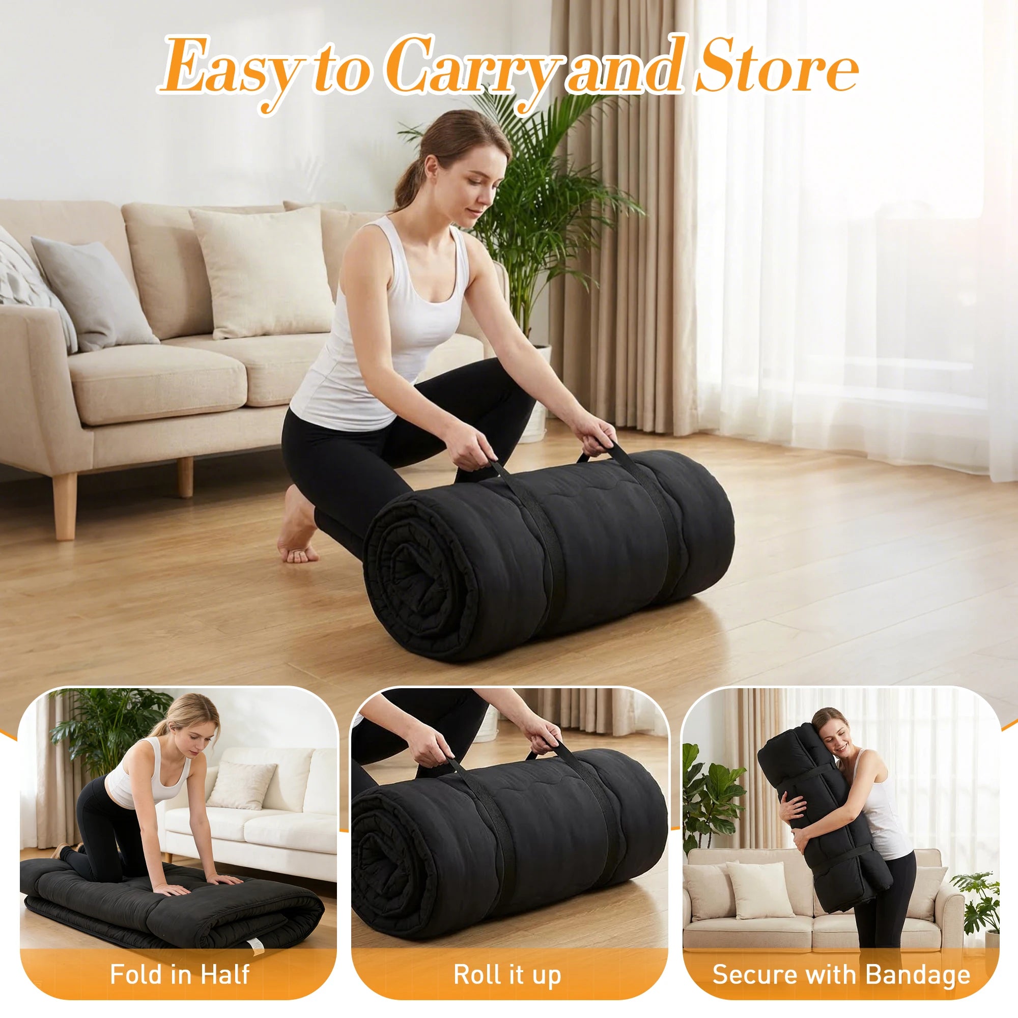 4 Inch Soft Floor Mattress.