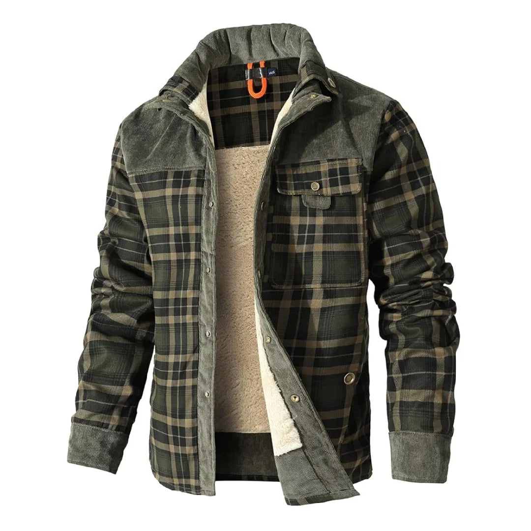 Men's jacket from Your Outdoors n' More, showcasing a stylish, weather-resistant outdoor jacket with a hood and zipper closure.