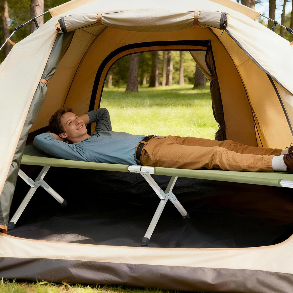Portable Folding Camping Cot.