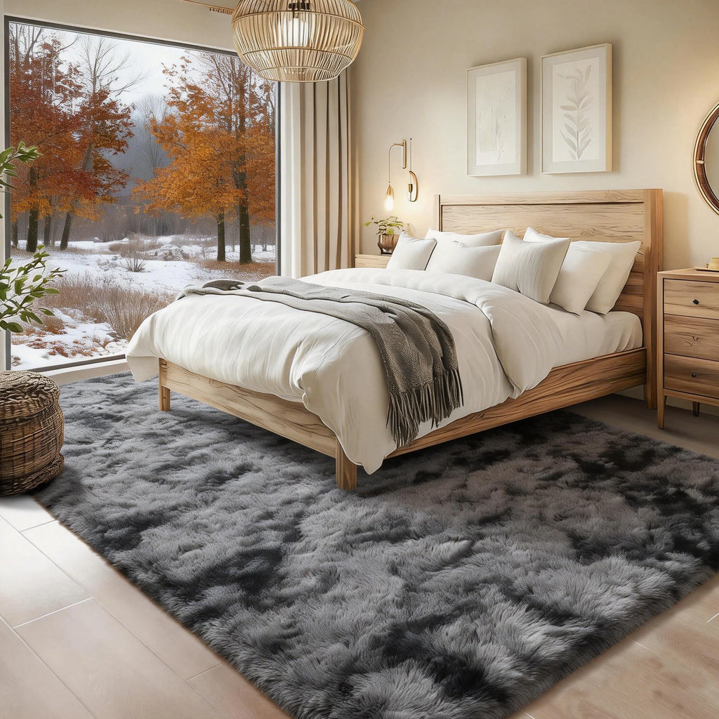 6x9 Ft Large Shag Rugs for Living Room Decor.