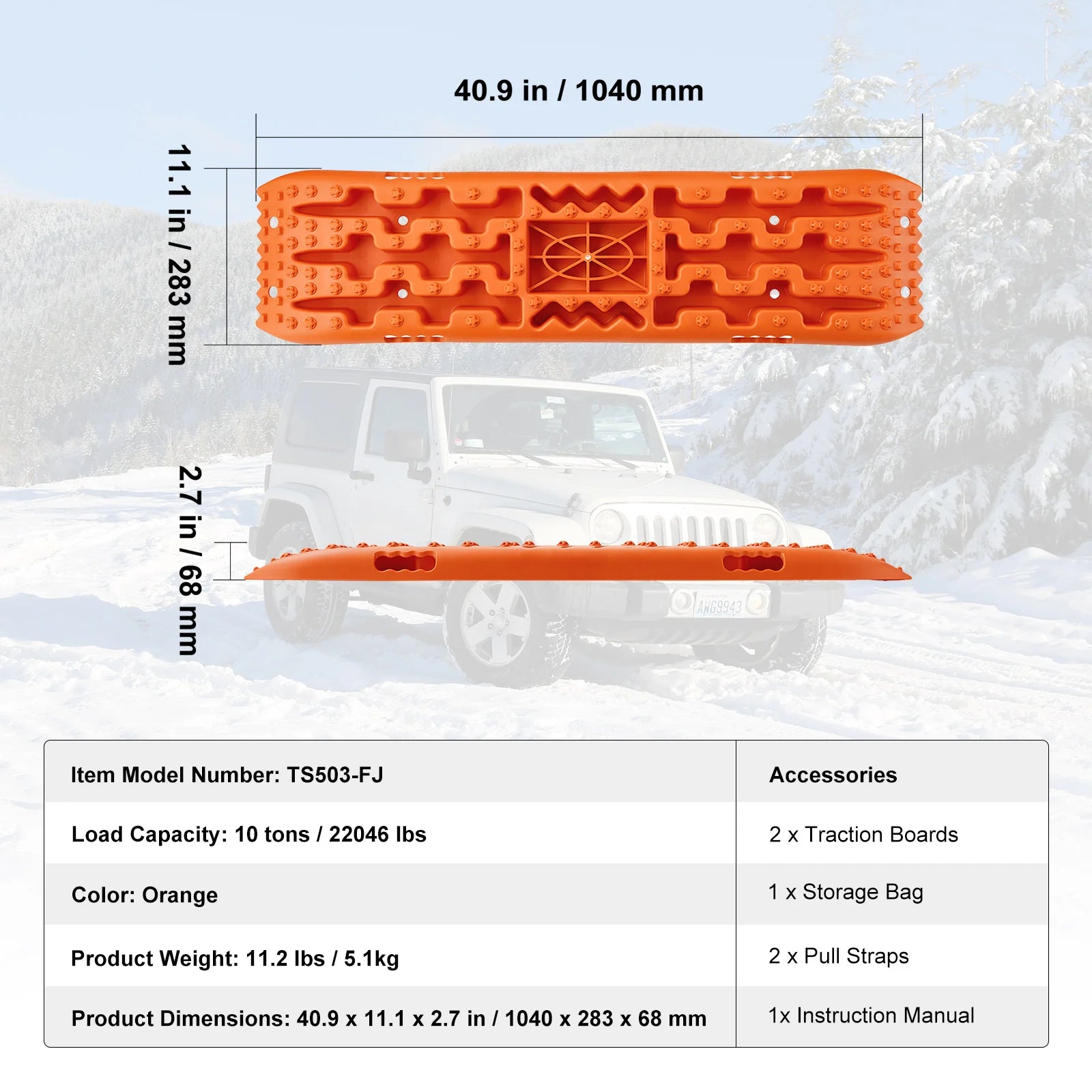 10 TON Traction Boards.