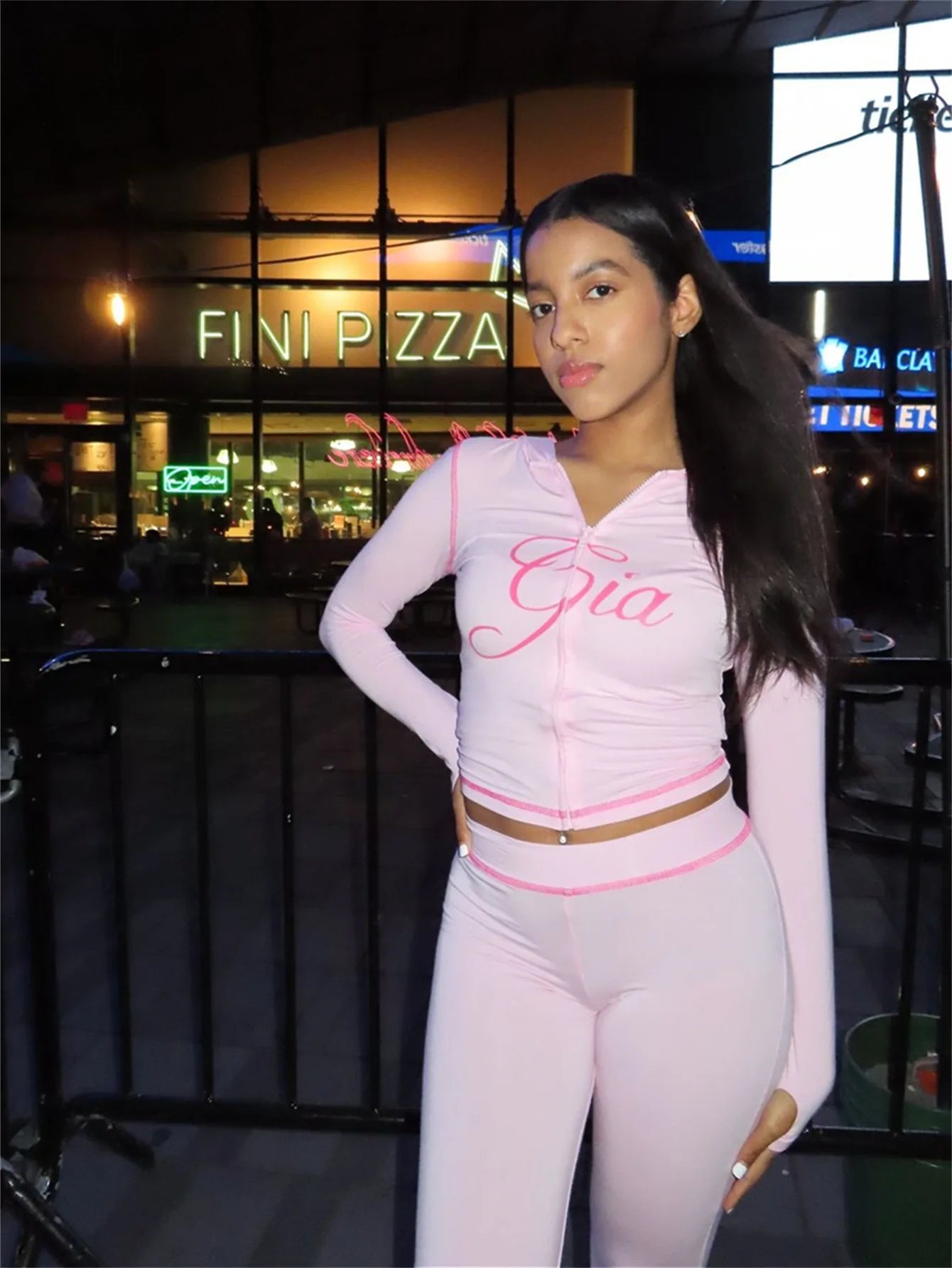 Women's 2 Piece Set Causal Street Outfits.