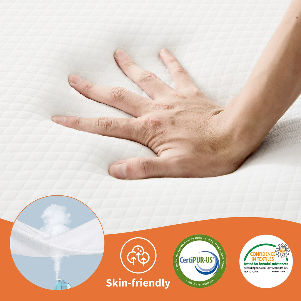 Tri-Fold Memory Foam Mattress.