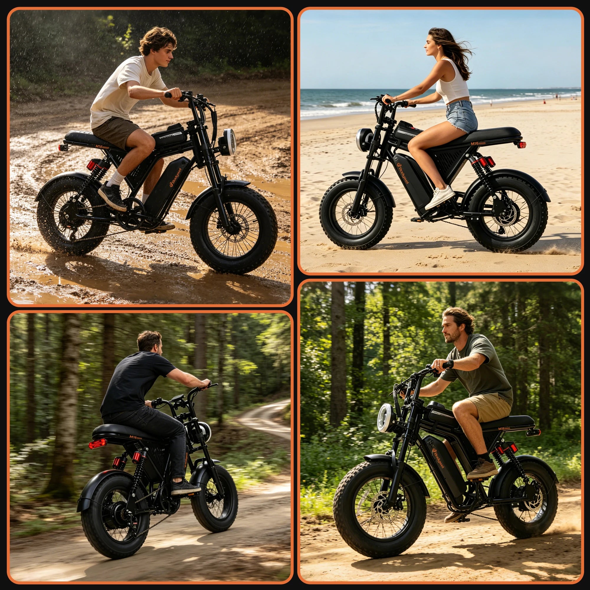 Fat Tire Electric Bike.