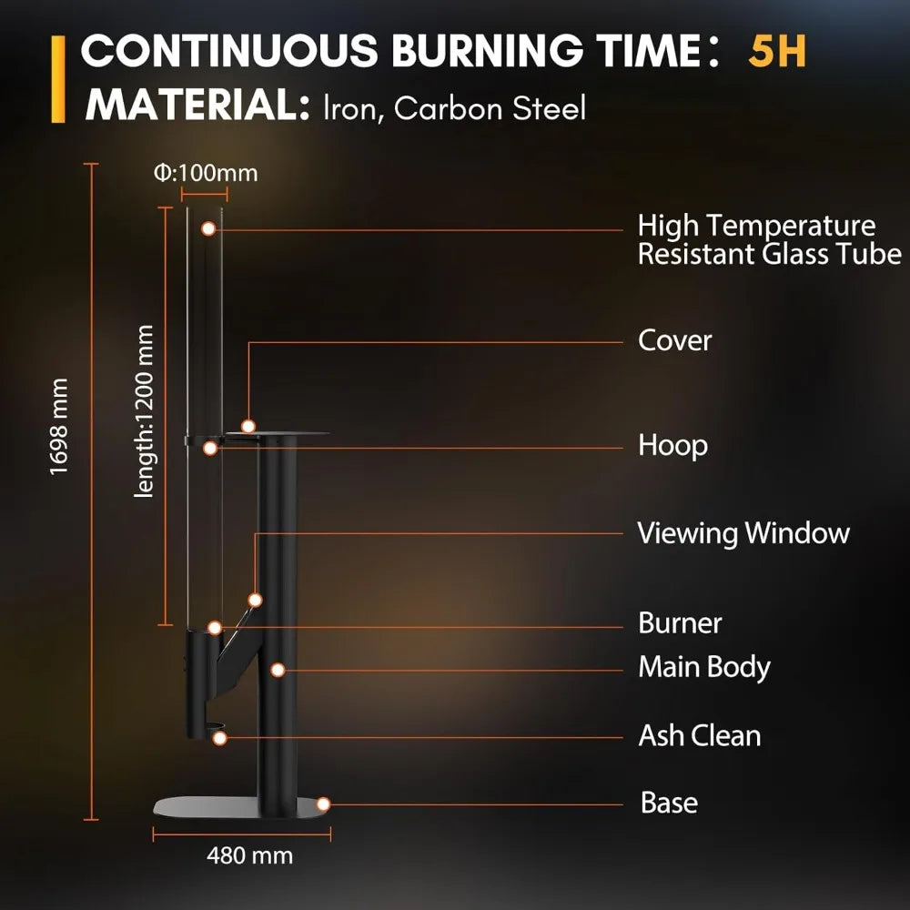 Outdoor Wood Pellet Heater.