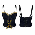 Women's Denim Corset Top.