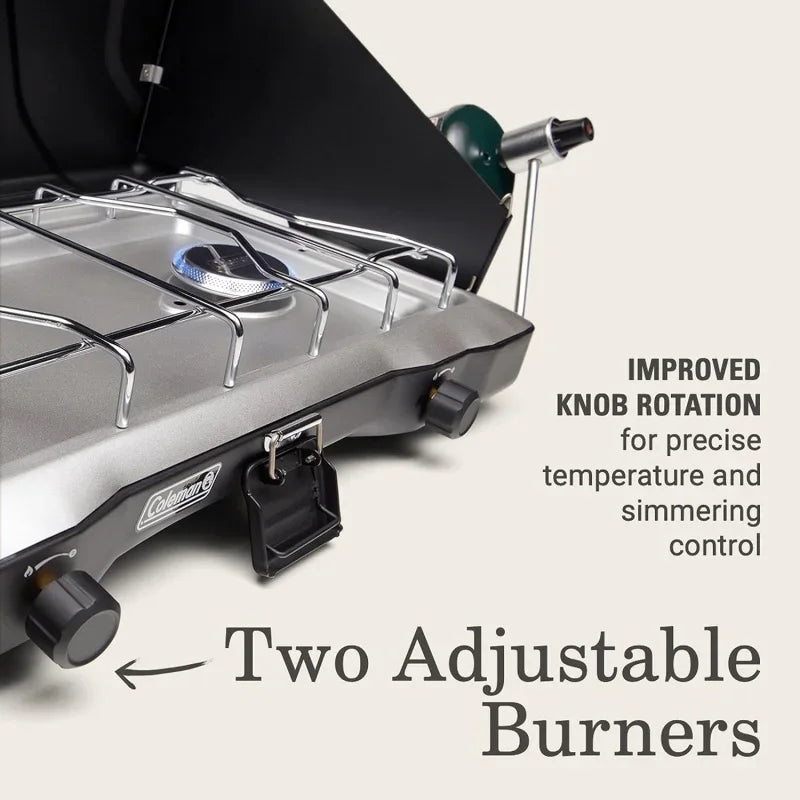 Triton 2-Burner Propane Camping Stove