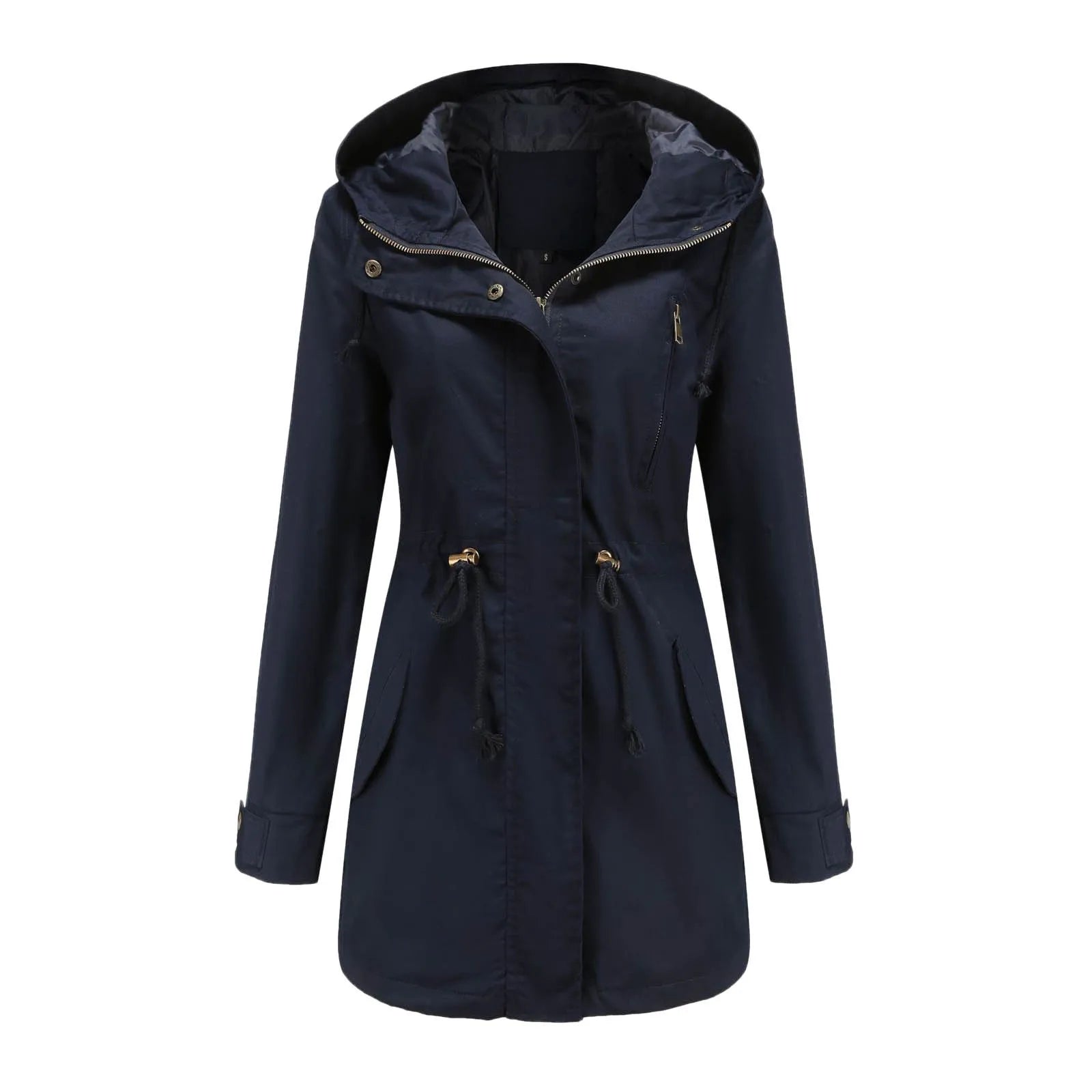 Light women's jacket from Your Outdoors n' More, shown in a casual style with a zipper and hood, perfect for outdoor wear.