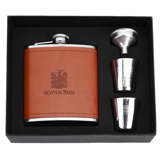 7oz Stainless Steel Hip Flask  Pocket Flask Wide Mouth Drinkware Wine Cup Value Pack for Outdoor Camping Picnics Travel