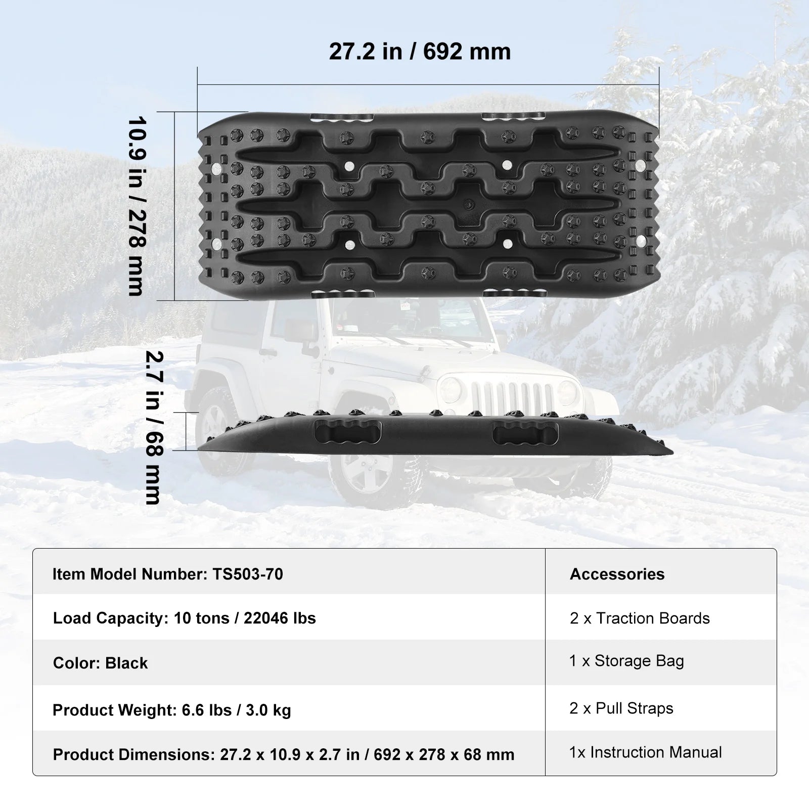10 TON Traction Boards.
