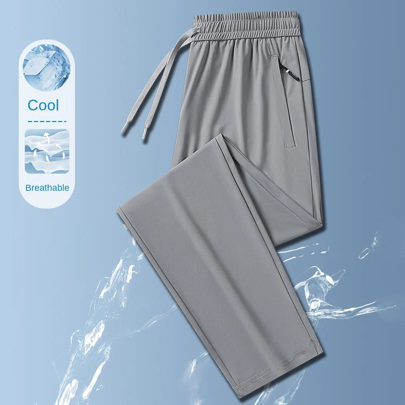 Ice Silk men's trousers by Your Outdoors n' More, showing lightweight, breathable fabric and a relaxed fit in a neutral color.