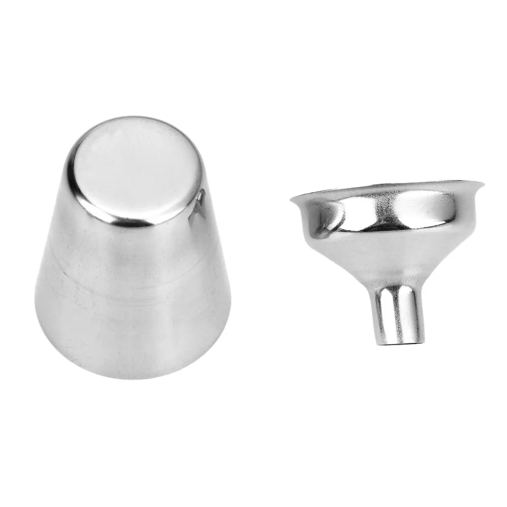 7oz Stainless Steel Hip Flask  Pocket Flask Wide Mouth Drinkware Wine Cup Value Pack for Outdoor Camping Picnics Travel