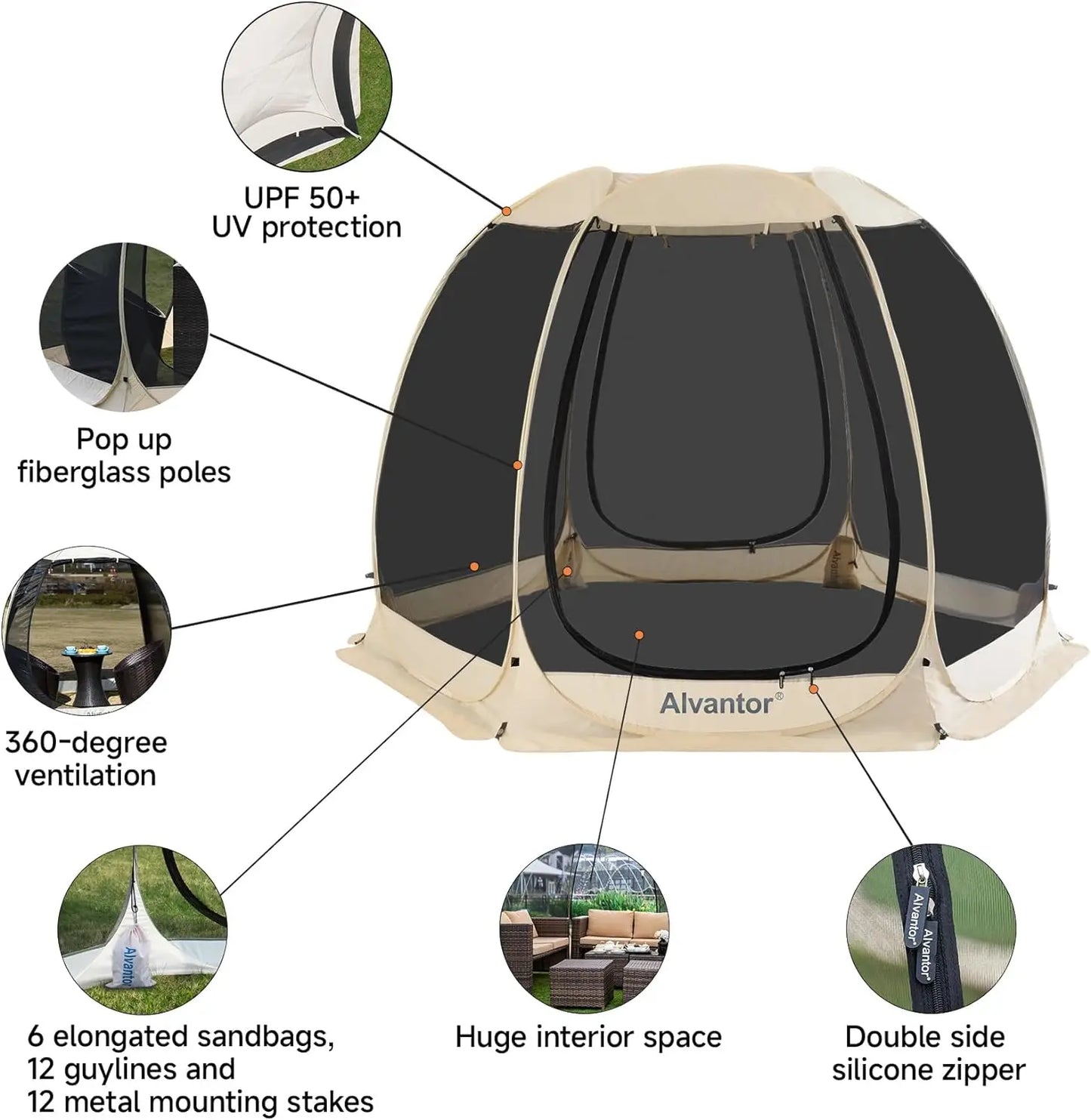 Outdoor Canopy Pop Up Sun Shade