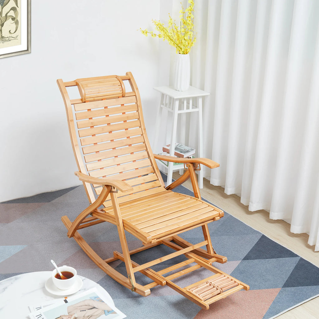 Heavy Duty Folding Rocking Chair.
