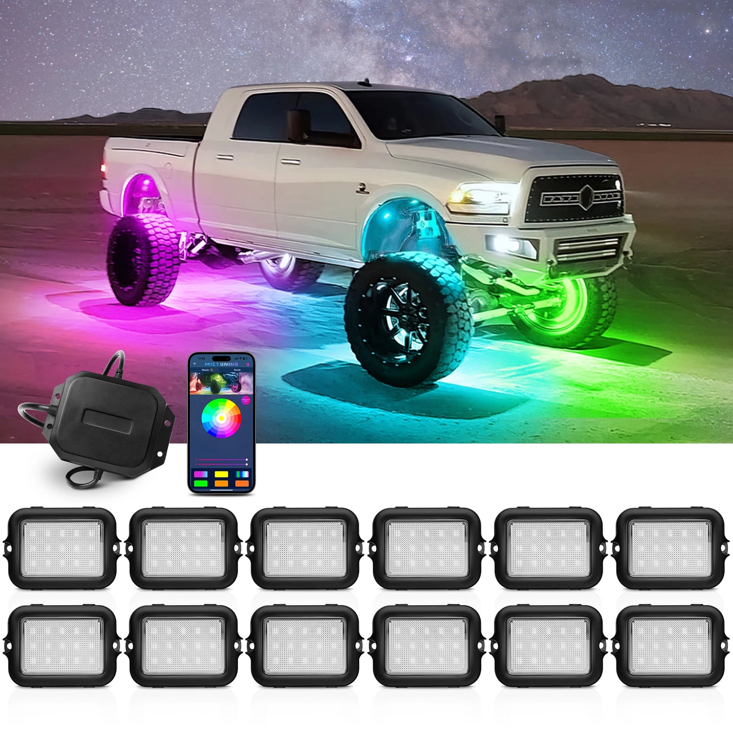 LED Rock Lights Kit