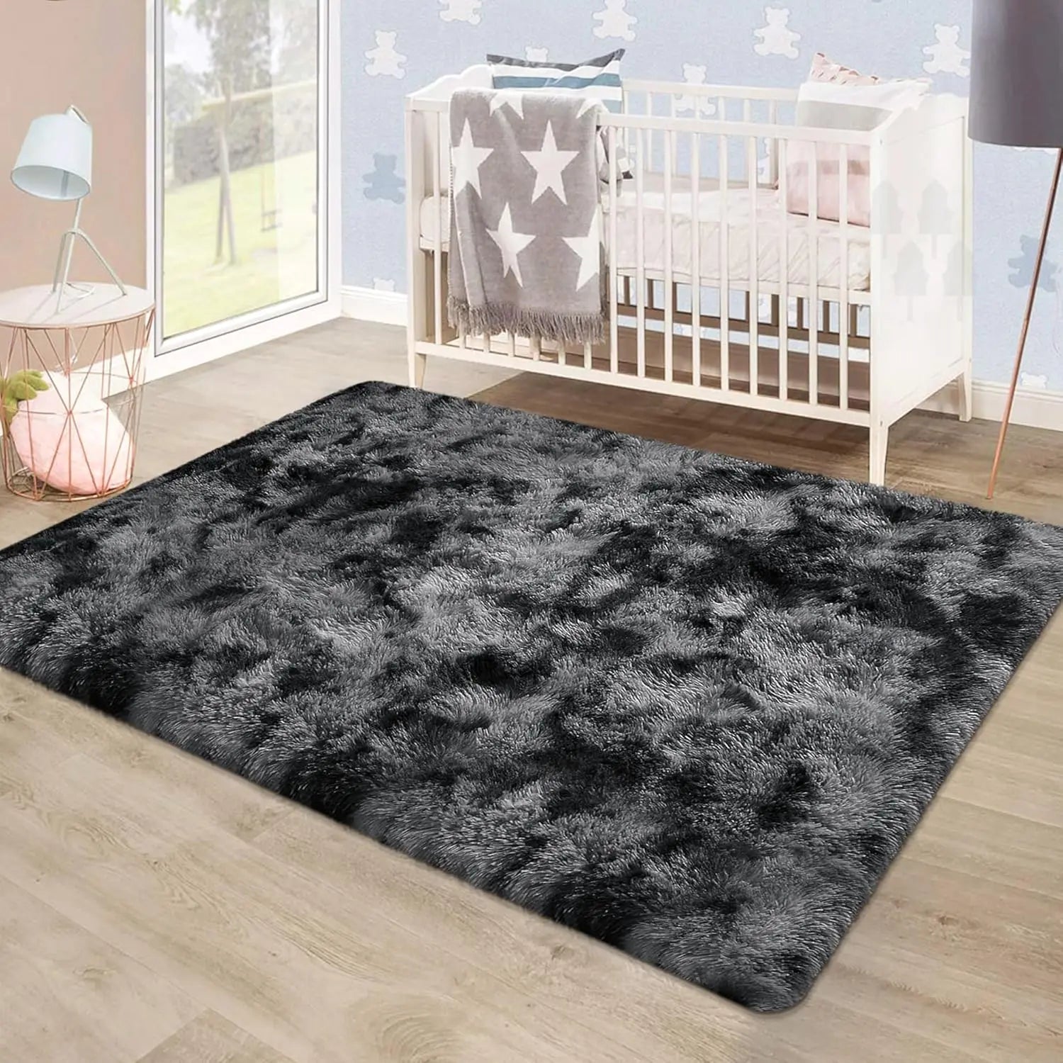 6x9 Ft Large Shag Rugs for Living Room Decor.