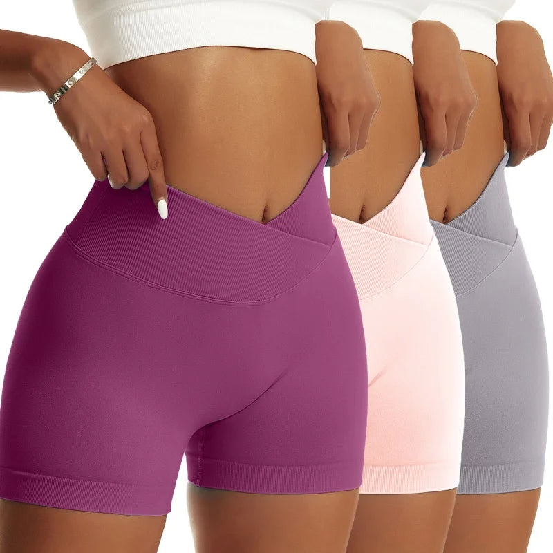 Three women’s hip sports pants by Your Outdoors n' More, showcasing comfortable activewear in various colors.