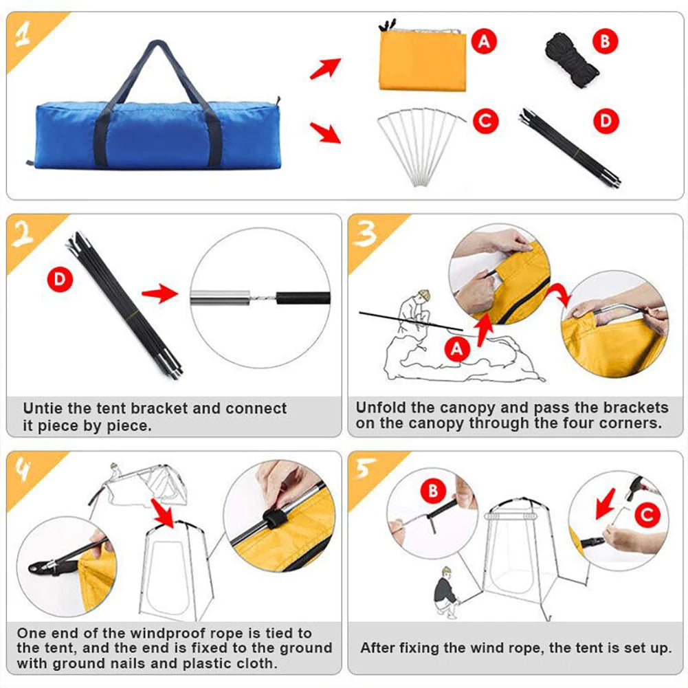 Folding Beach Privacy Shelter.