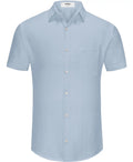 Men's short sleeve button-down shirt by Your Outdoors n' More, lightweight fabric, casual style, in a neutral color.