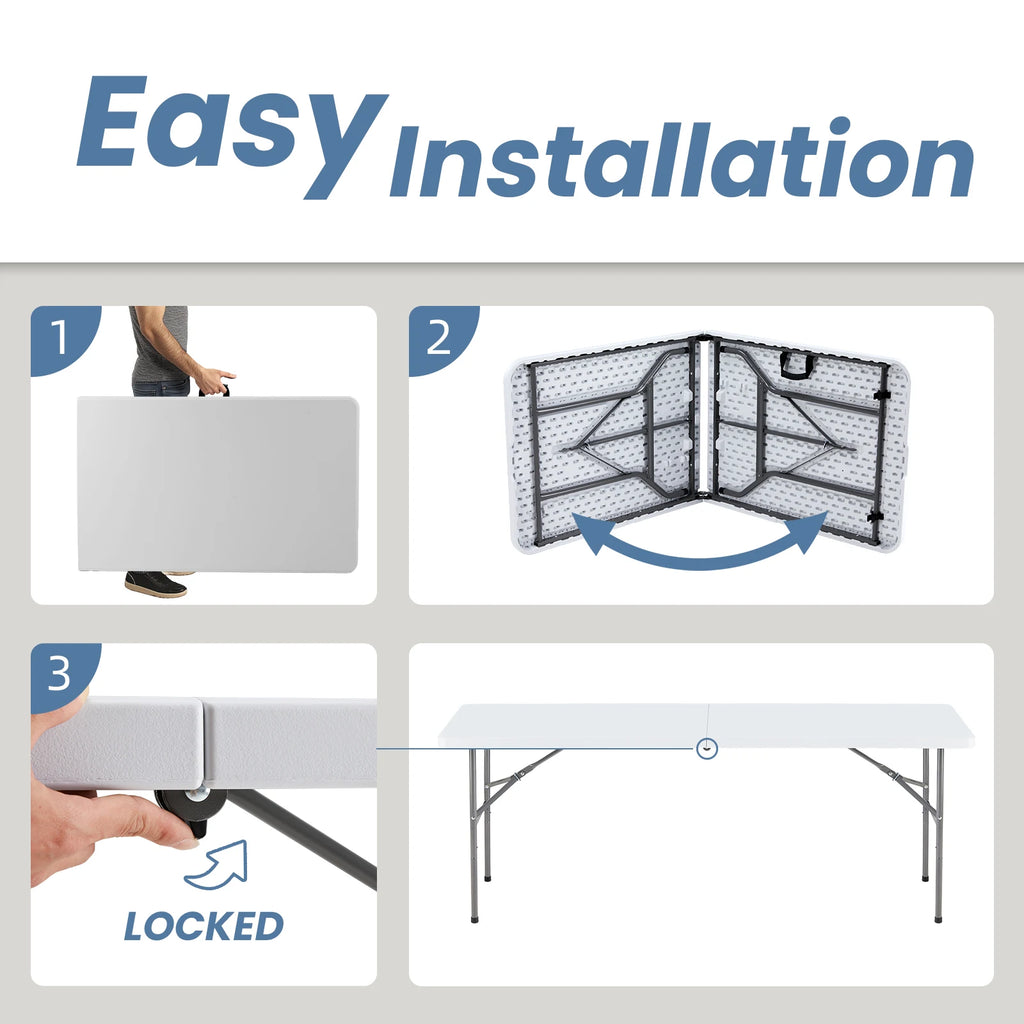 Portable Folding Outdoor Indoor Table.