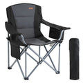 Outdoor camping chair by Your Outdoors n' More, sturdy high load capacity up to 350lbs, foldable with armrests and breathable fabric.