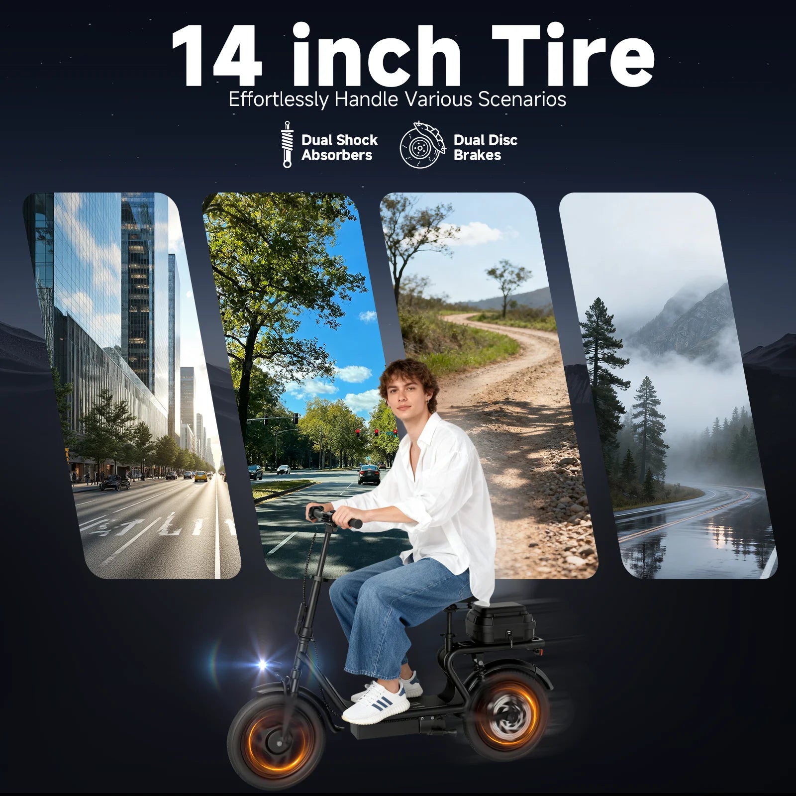 500W 14 inch Electric Bicycle with Box.