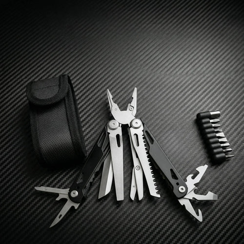 27-inch multitool pliers with multiple tools and ergonomic handles, perfect for outdoor and everyday use by Your Outdoors n' More.