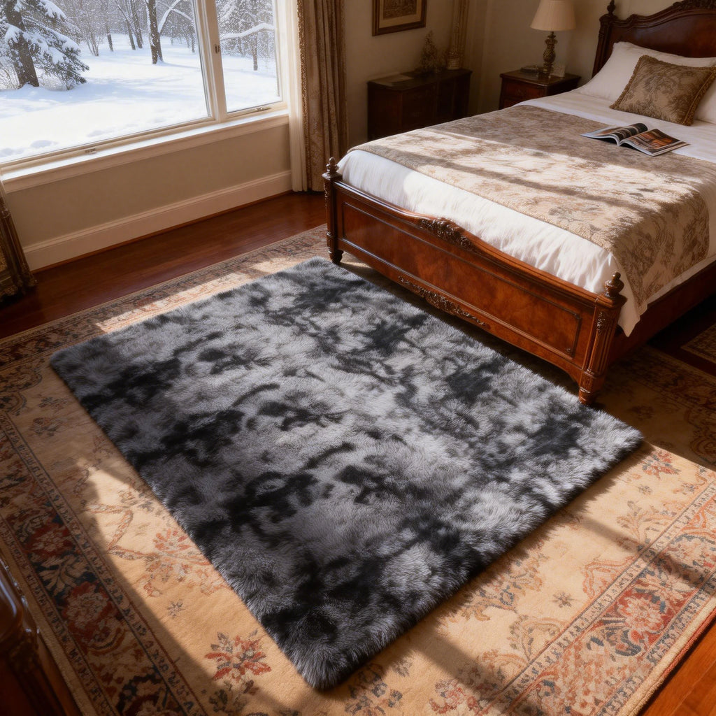 6x9 Ft Large Shag Rugs for Living Room Decor.
