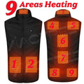 Heated vest jacket for men and women by Your Outdoors n' More, featuring a sleek design with heating elements for warmth.