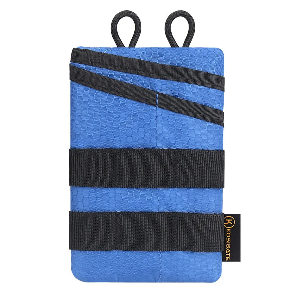 Foldable small EDC tool storage pouch by Your Outdoors n' More, featuring compact design and multiple compartments.