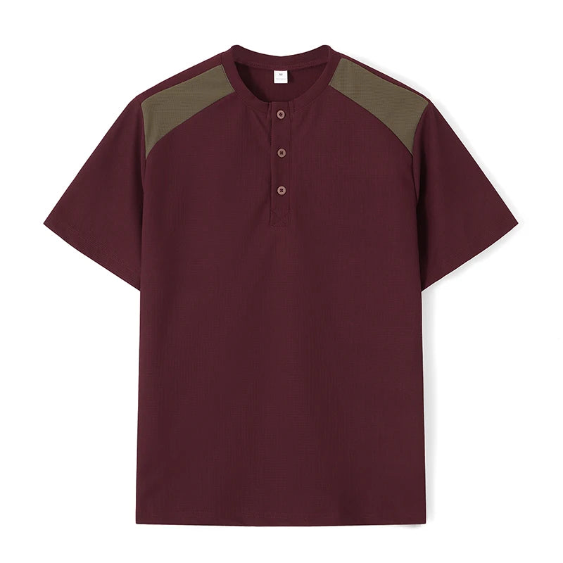 Men's lightweight V-neck T-shirt by Your Outdoors n' More, shown in a comfortable fit and soft fabric on a neutral background.