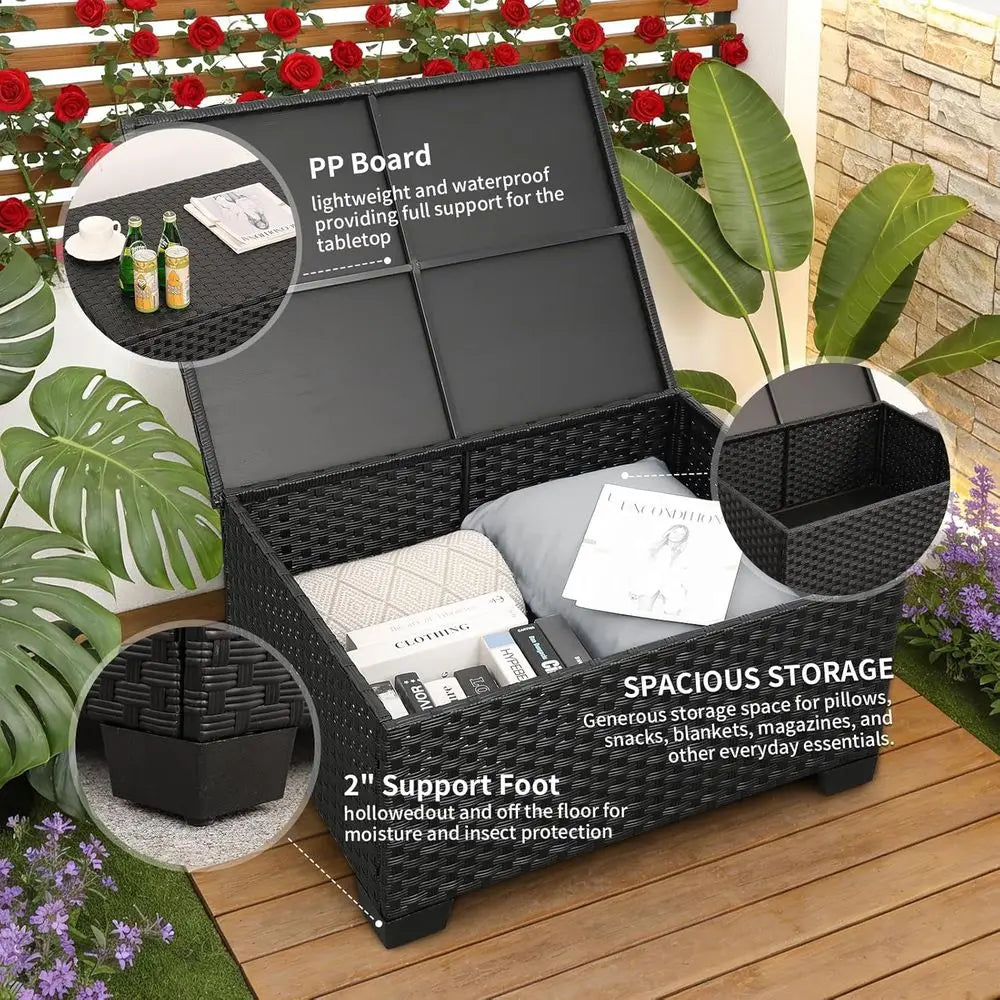 Outdoor Patio Furniture Set with 7 Pieces.