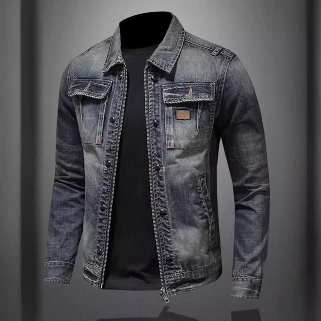 Men's Vintage Denim Jacket.