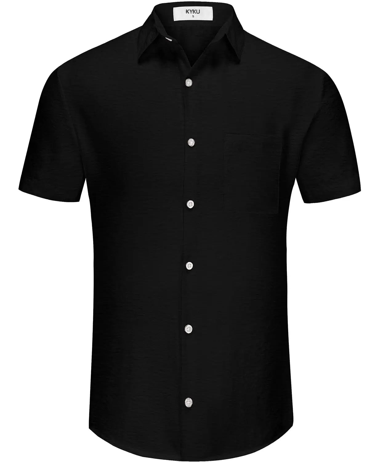 Men's short sleeve button-down shirt by Your Outdoors n' More, shown in a casual style with a collar and front buttons.