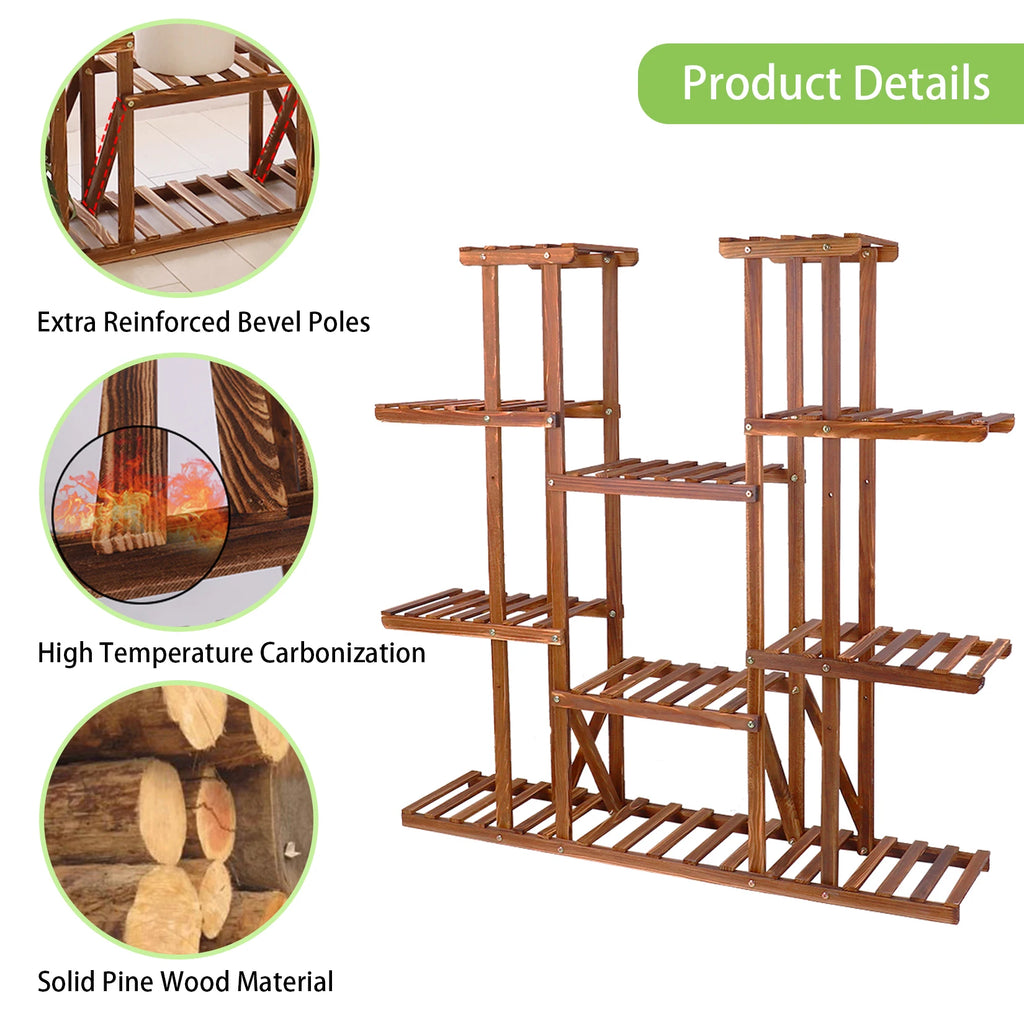 Wooden Plant Shelf.