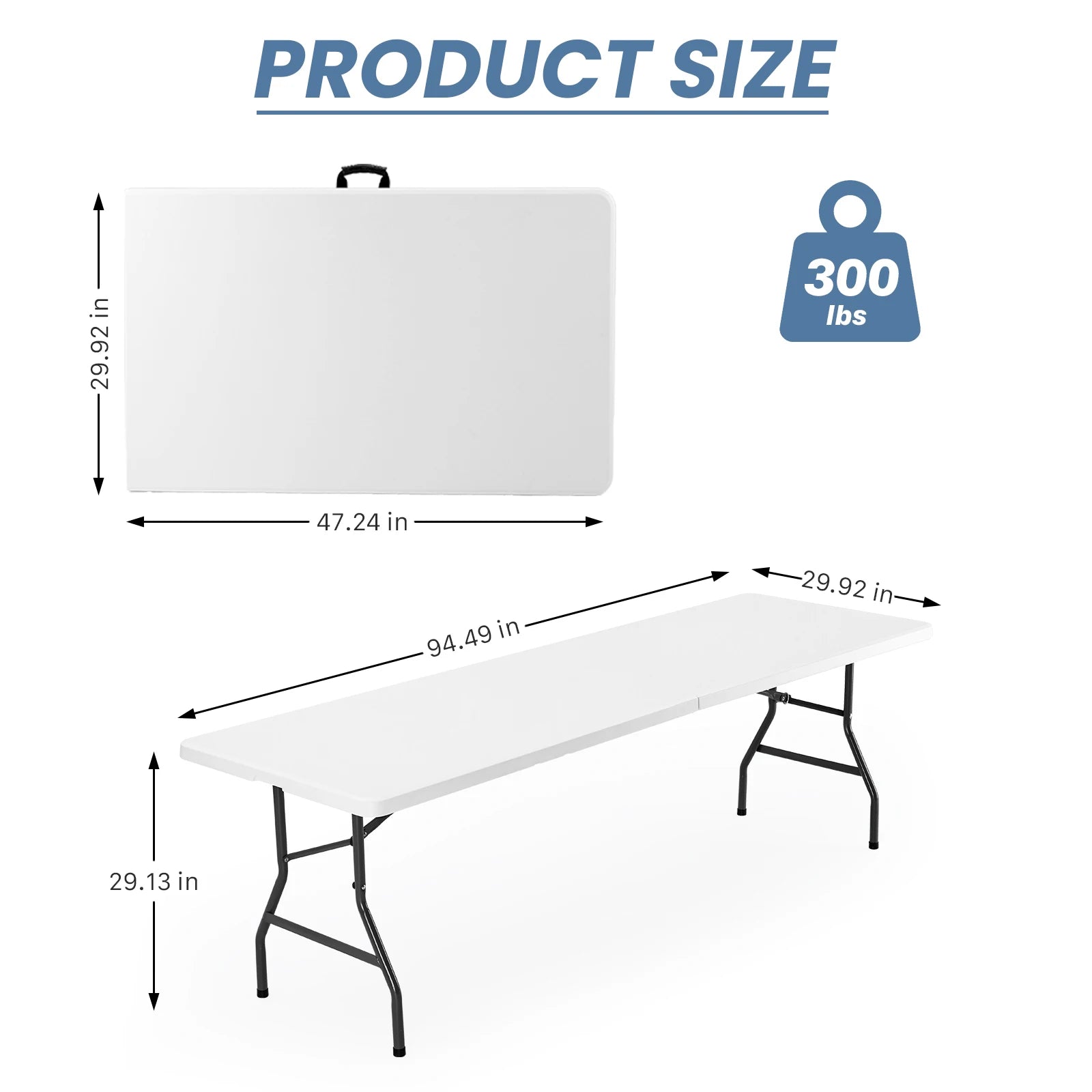 Portable Folding Outdoor Indoor Table.