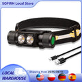 USB Rechargeable 1000LM Headlamp.