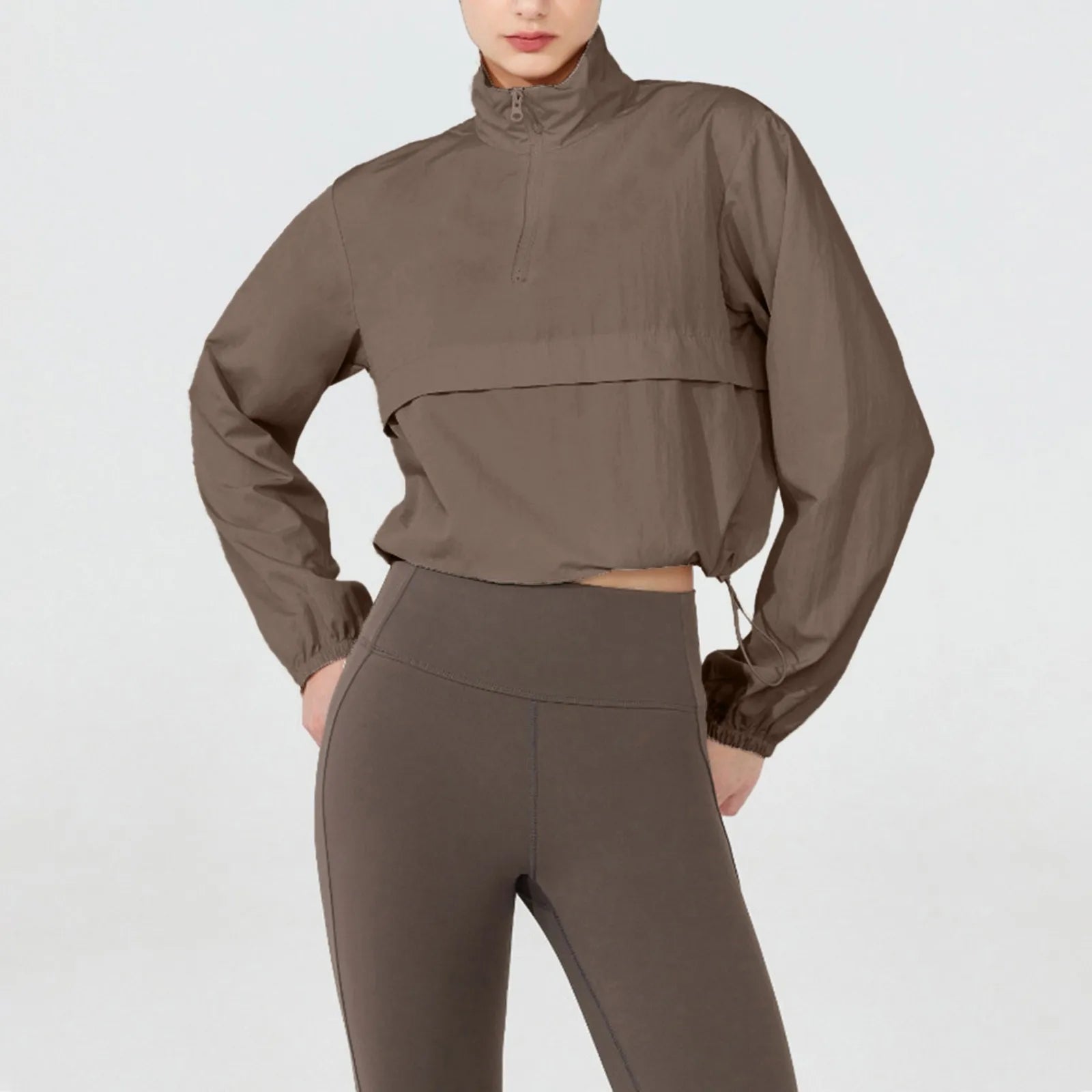 Women's athletic casual jacket by Your Outdoors n' More, lightweight with zip front and sporty design, suitable for active wear.