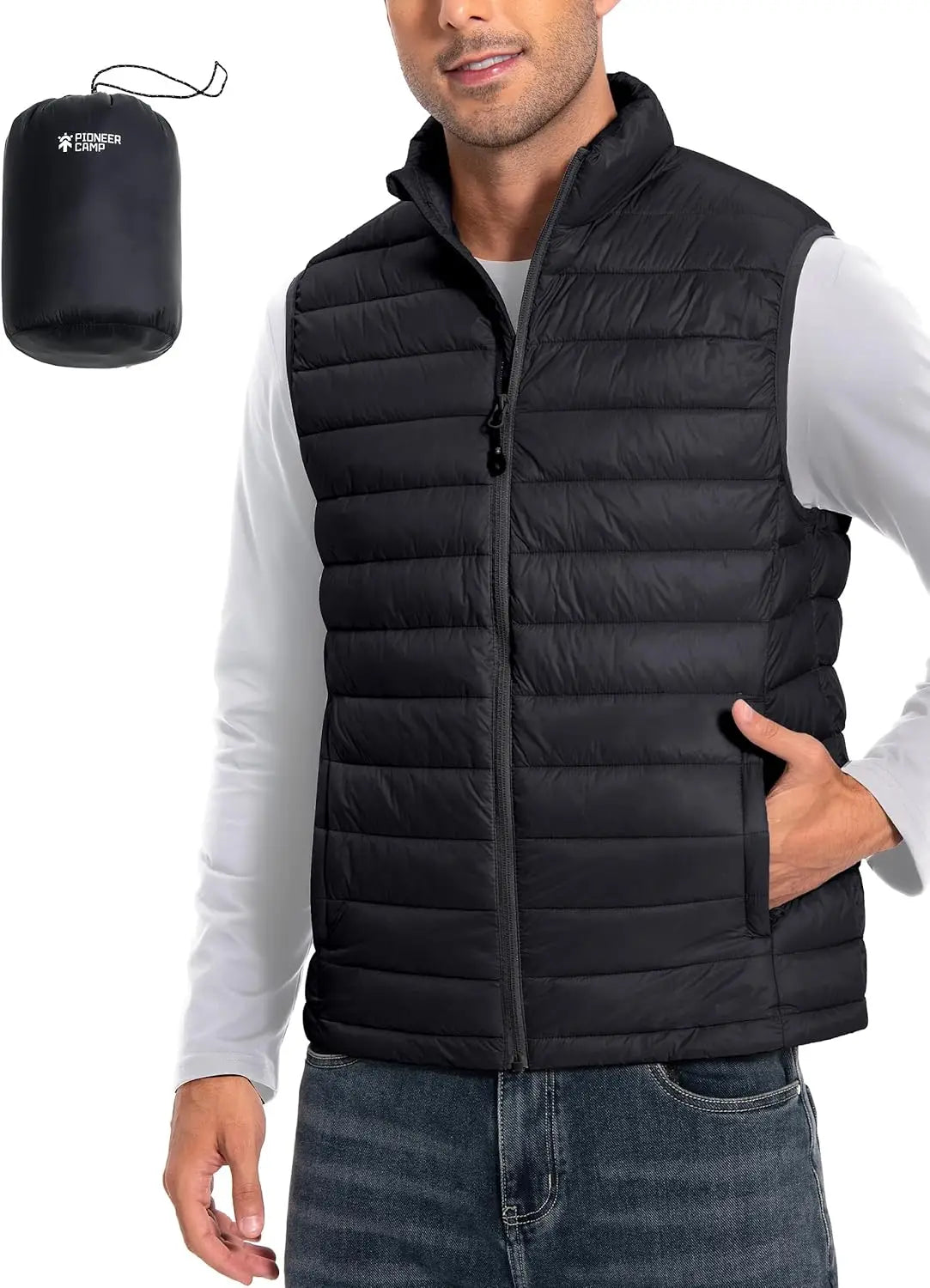 Men's Lightweight Puffer Vest.