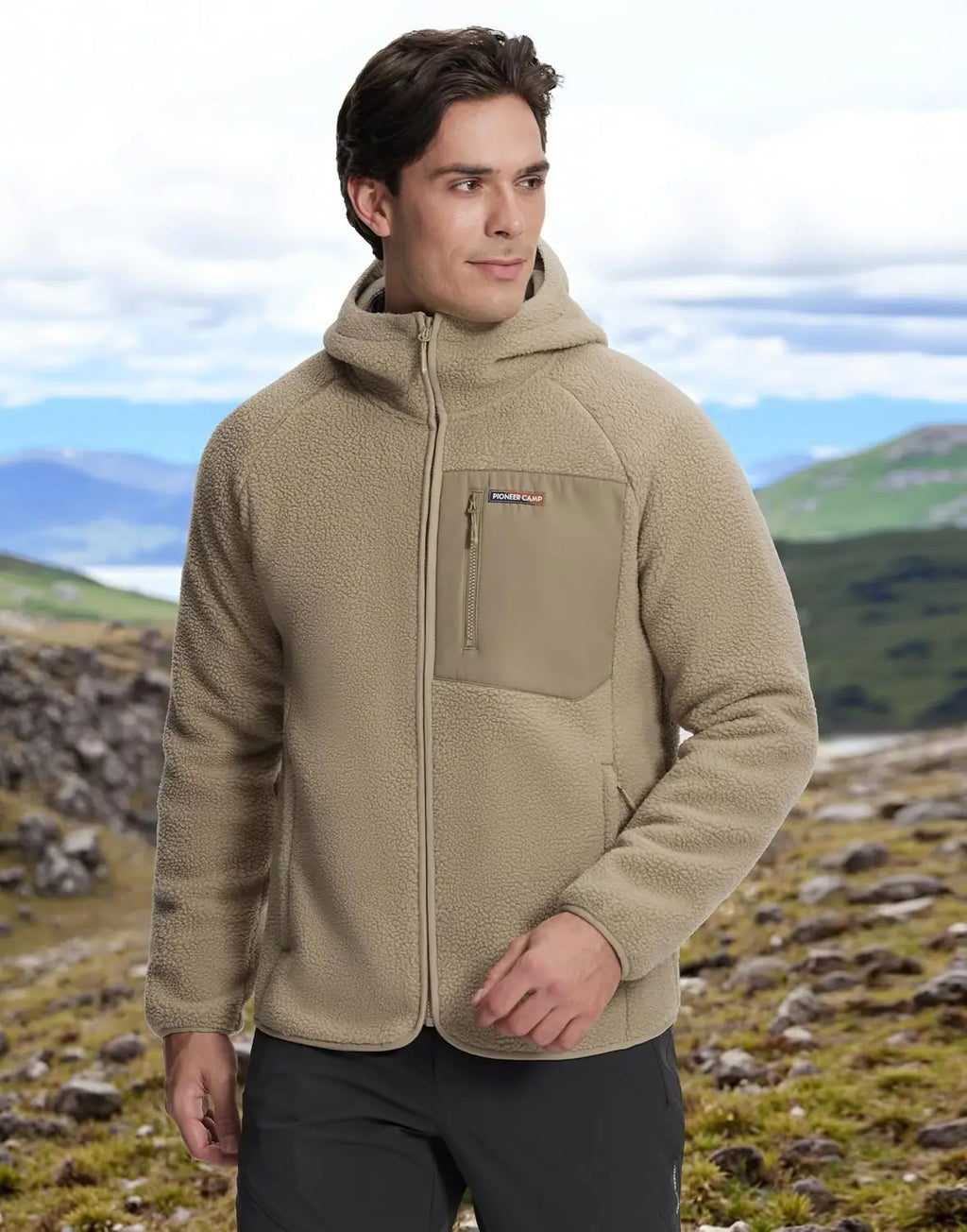 Men's Polar Fleece Warm Jacket.